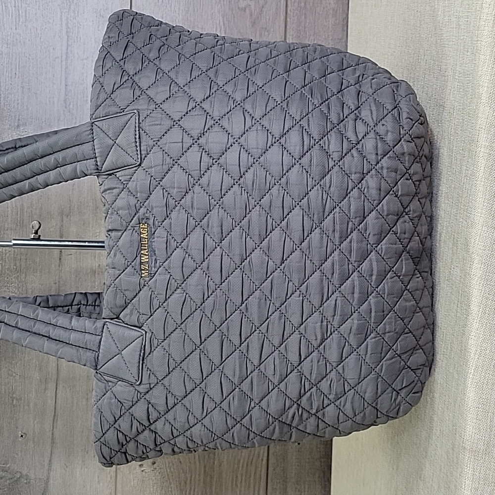 MZ Wallace Charcoal Quilted Tote - Picture 2 of 16